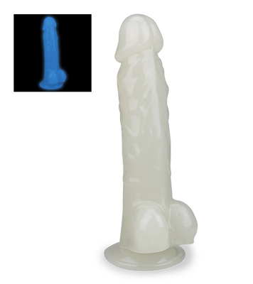 Gode ventouse phosphorescent 22,5cm Lumino