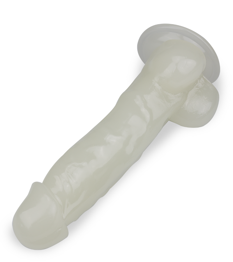 Gode ventouse phosphorescent 22,5cm Lumino