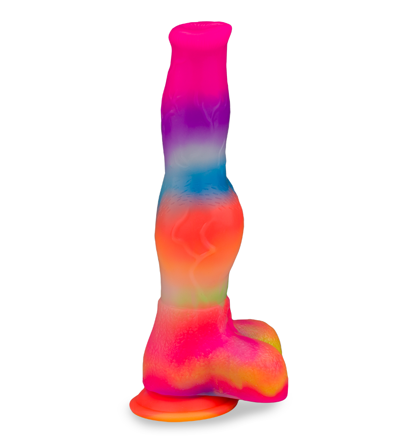 Gode ventouse phosphorescent chien Dobermann