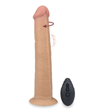 Charger l'image dans la galerie, Gode ventouse vibrant et rotatif Jim 25,0cm