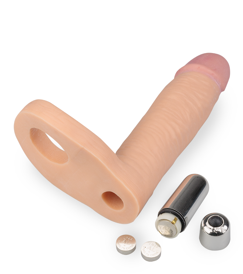 Gode vibrant pour double pénétration
