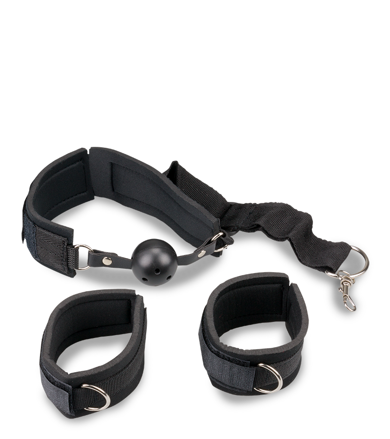 Kit soumission gag ball et menottes