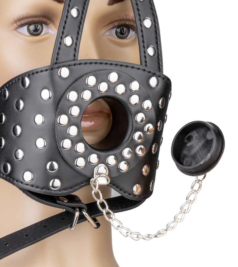Masque bâillon avec ouverture refermable