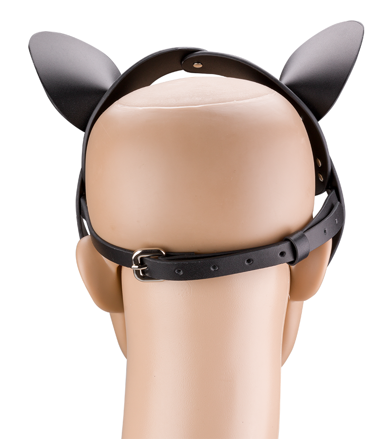 Masque de chat similicuir et strass