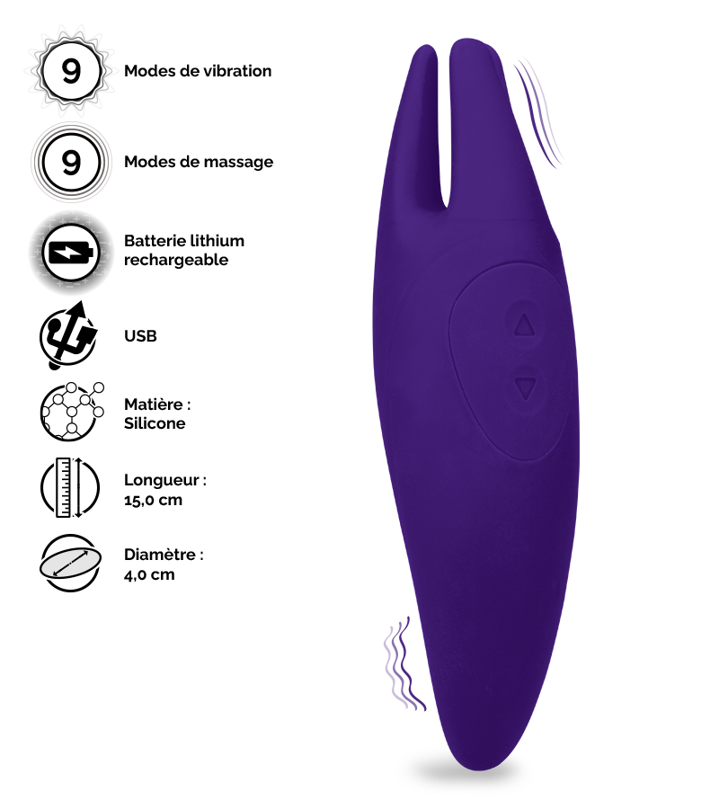 Masseur de clitoris vibrant Chiara