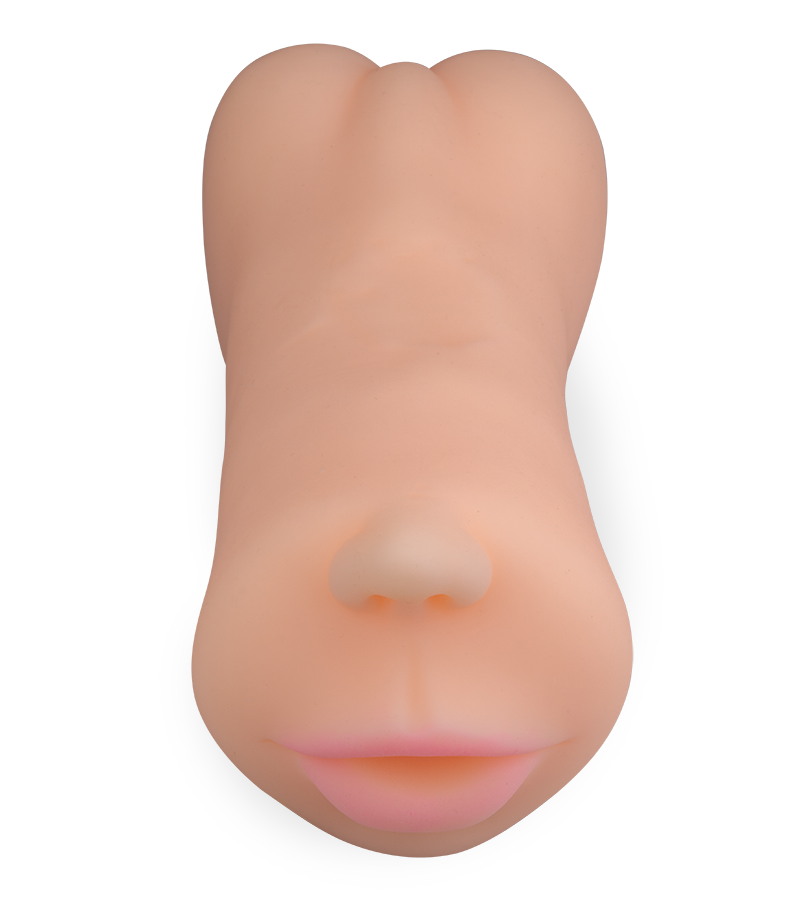 Masturbateur bouche suceuse avec vagin et anus réaliste