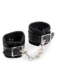 Charger l'image dans la galerie, Menottes poignets réglables cuir BDSM