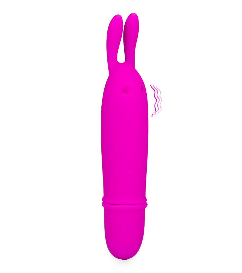 Mini vibromasseur Bunny 10 modes de vibration