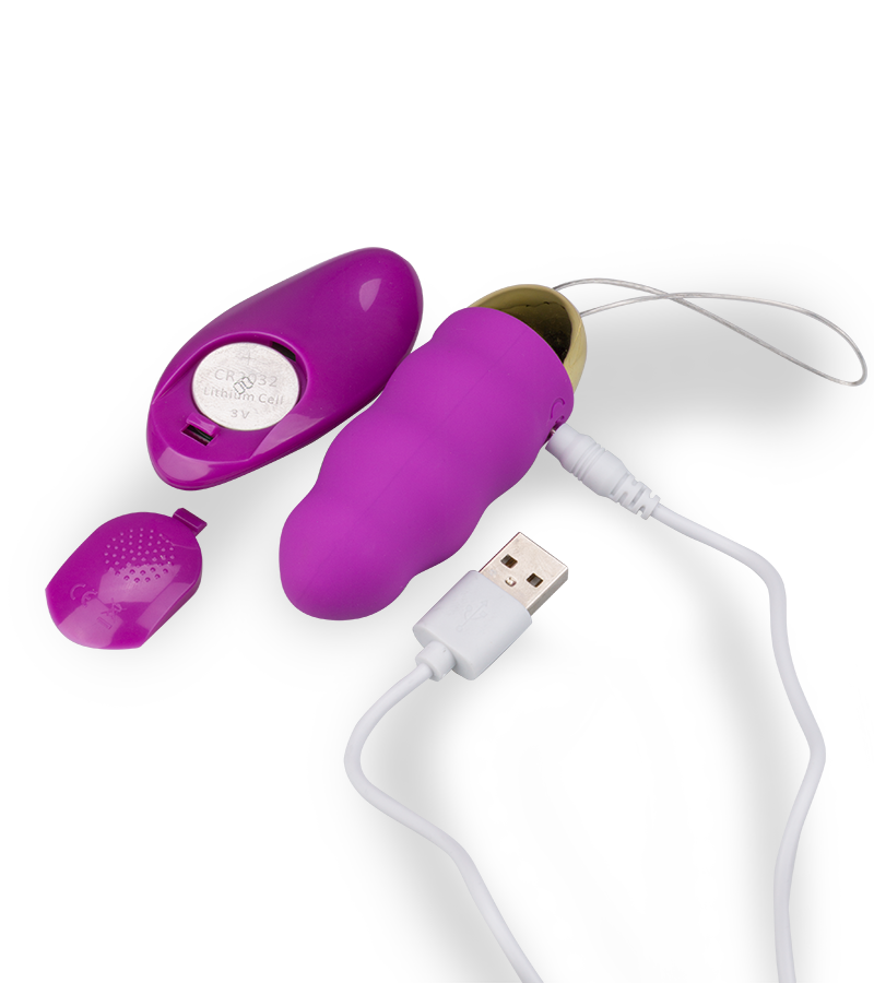 Oeuf vibrant sans fil wavy USB 12 modes