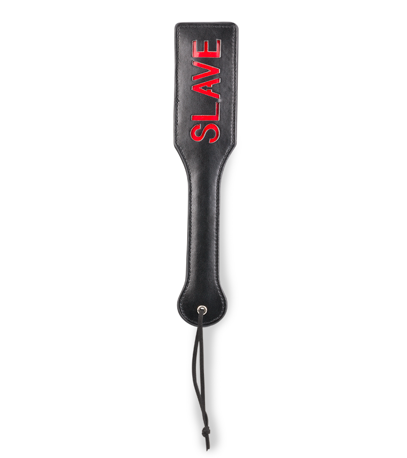 Paddle BDSM en simili cuir Slave