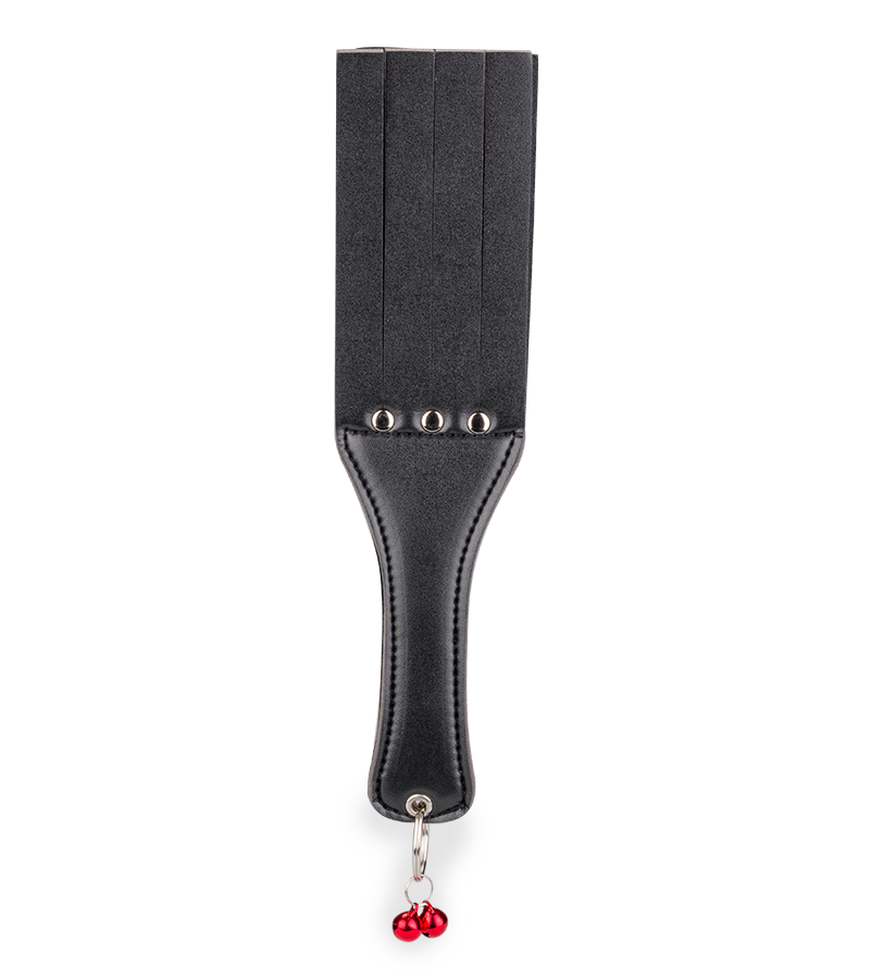 Paddle BDSM fendus avec grelots