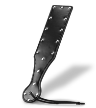 Charger l'image dans la galerie, Paddle BDSM noir cuir et rivets