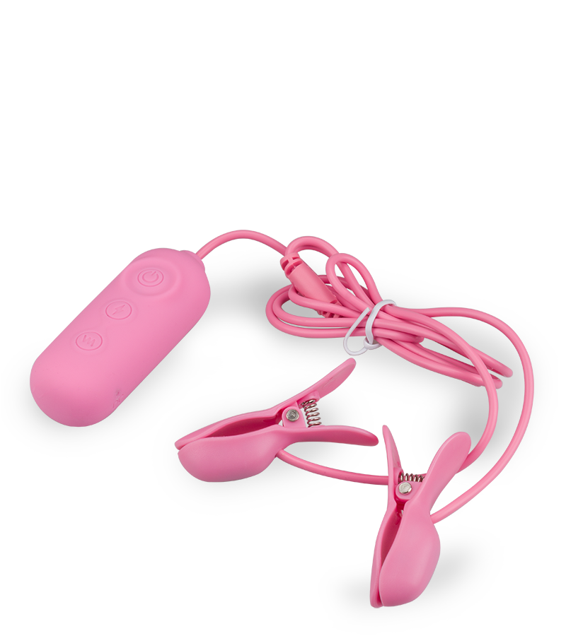 Pinces à seins électrostimulation et vibrations