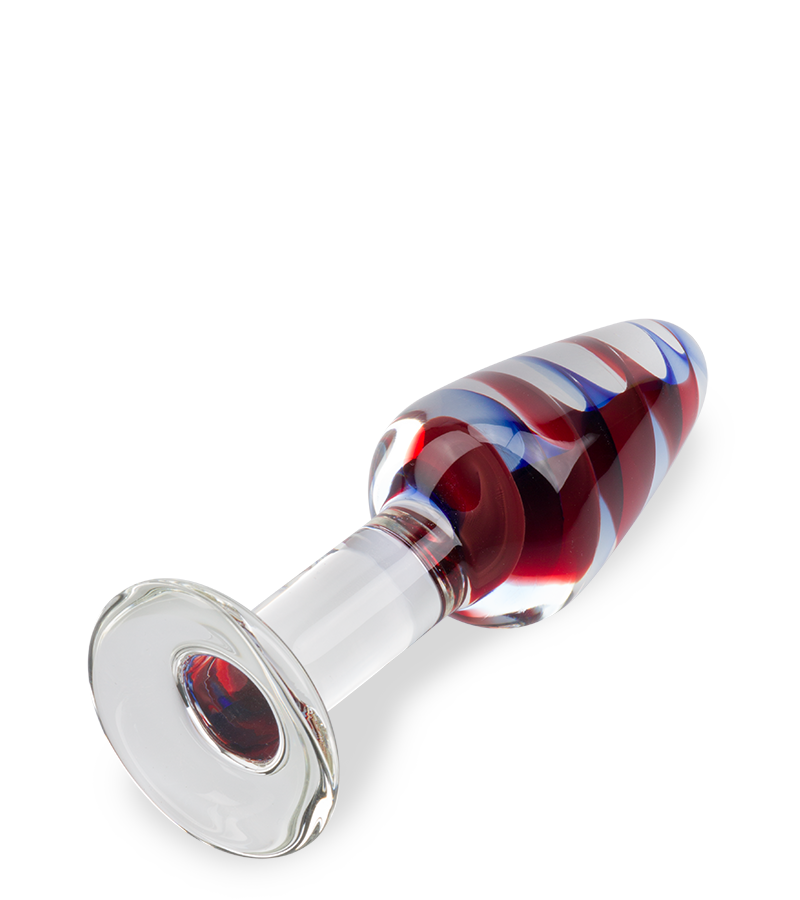 Plug anal en verre Carousel