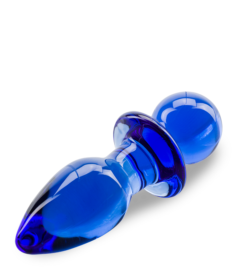 Plug anal en verre Pin