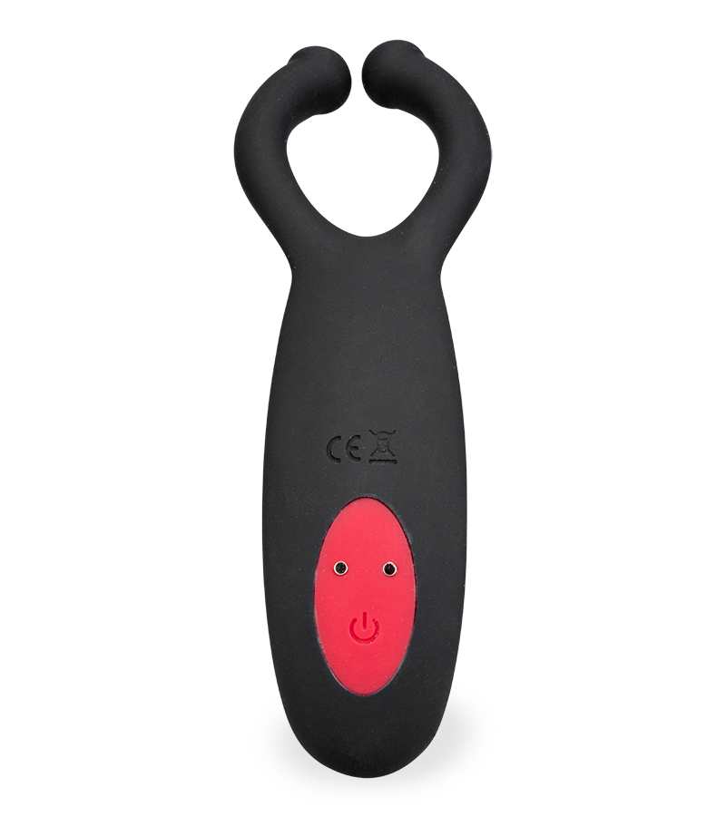 Plug anal masseur de testicules vibrant et va-et-vient Ode