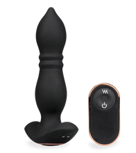 Charger l'image dans la galerie, Plug anal télécommandé vibrations et va-et-vient Verso