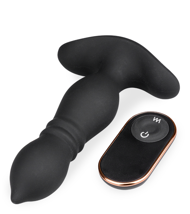 Plug anal télécommandé vibrations et va-et-vient Verso