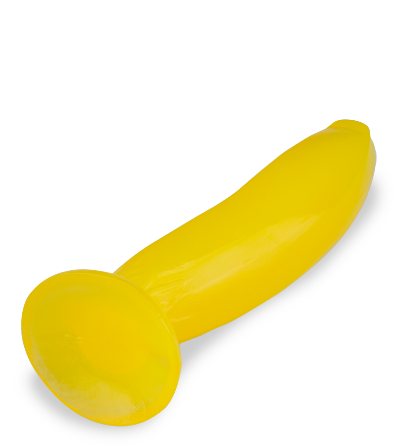 Plug anal ventouse Banane gros diamètre