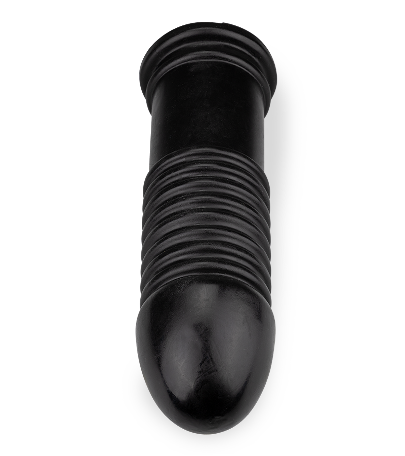 Plug XXL strié pour insertion anale extrême