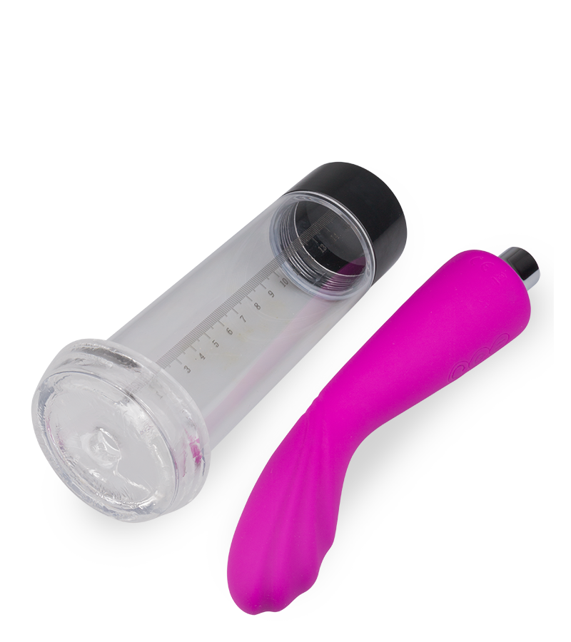 Pompe à pénis et vibromasseur 7 modes