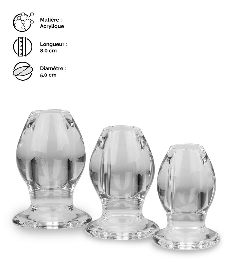 Set de 3 plugs tunnel Quory