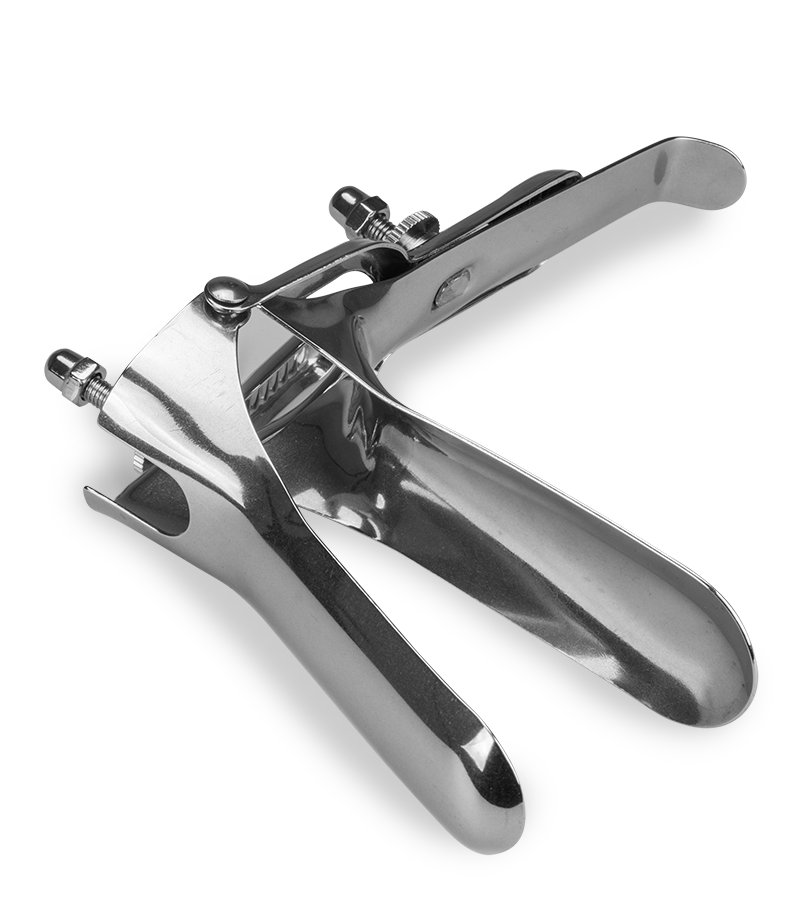 Spéculum vaginal en acier Peeper