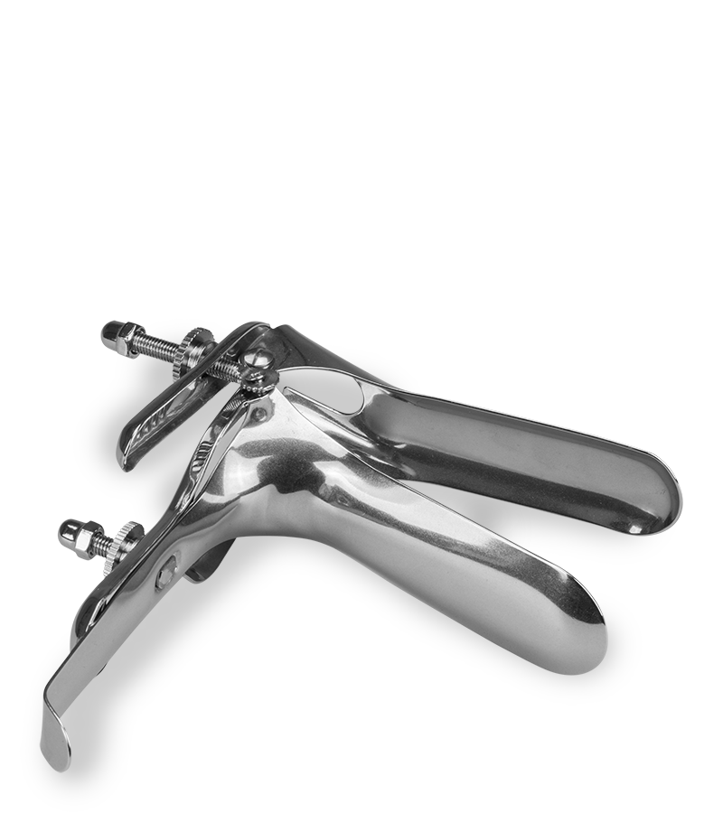 Spéculum vaginal en acier Peeper