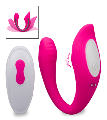 Stimulateur de clitoris et point G articulé télécommandé Idol