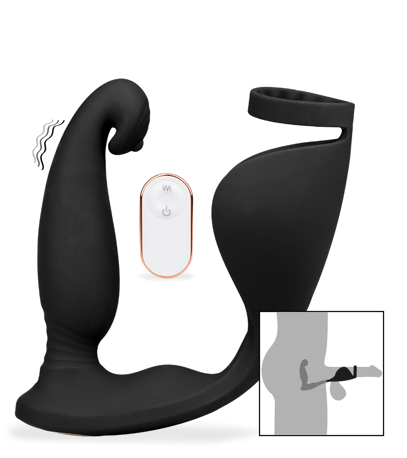 Stimulateur de prostate 2-en-1 Raptor