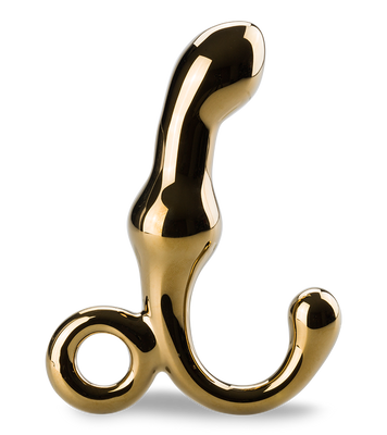 Stimulateur de prostate en verre Gold Master