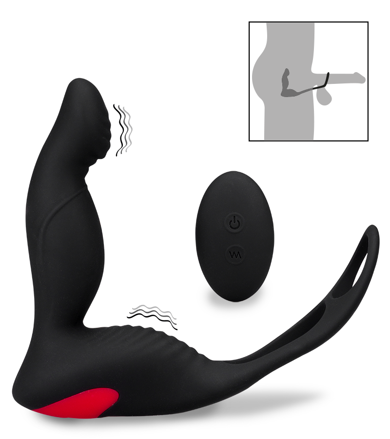 Stimulateur de prostate et double cockring Delight