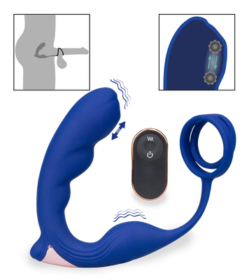 Stimulateur de prostate et double cockring Fury