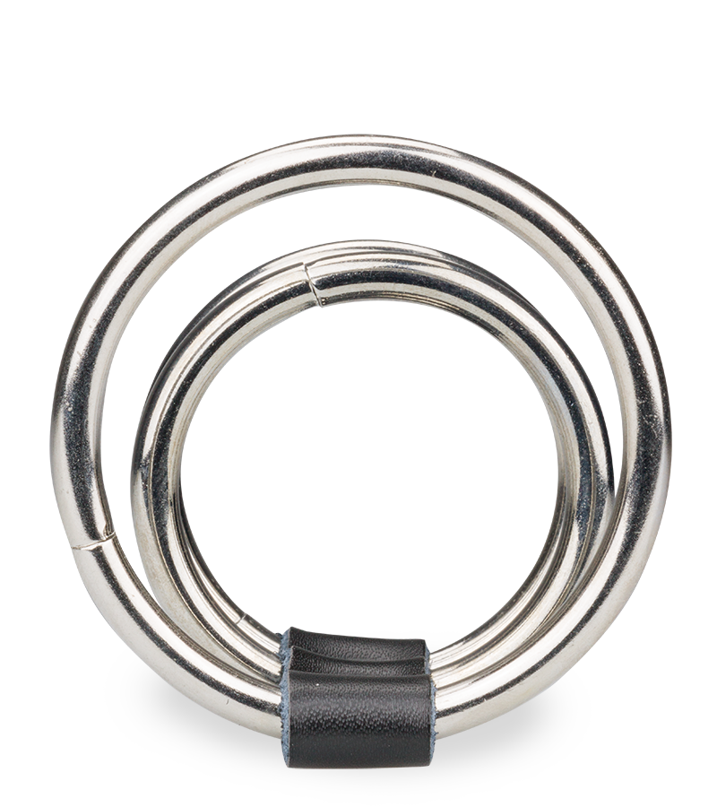 Triple anneau cockring métal