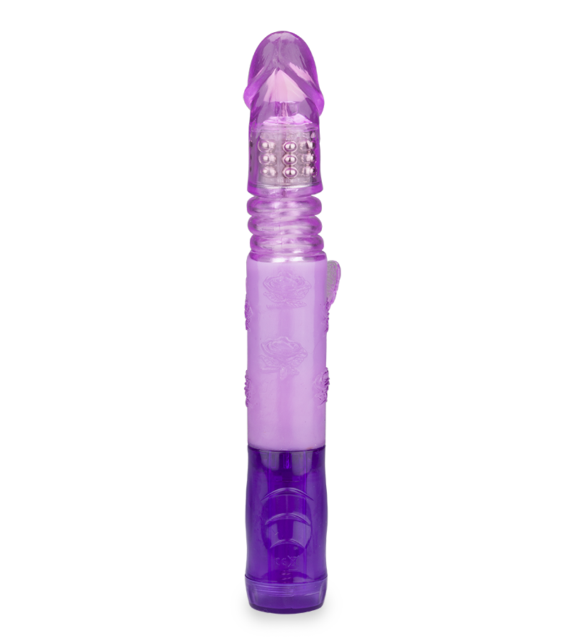 Vibro rabbit Butterfly va-et-vient rotatif LCD