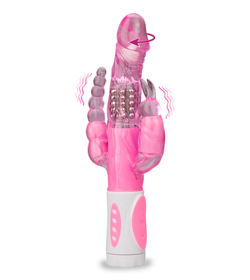 Vibro rabbit rotatif triple pénétration