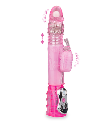 Vibro rabbit va-et-vient Butterfly XL