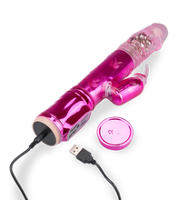 Charger l'image dans la galerie, Vibro rabbit XXL Deluxe USB va-et-vient