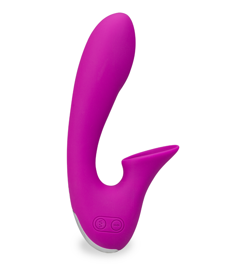 Vibromasseur avec langue 12 modes