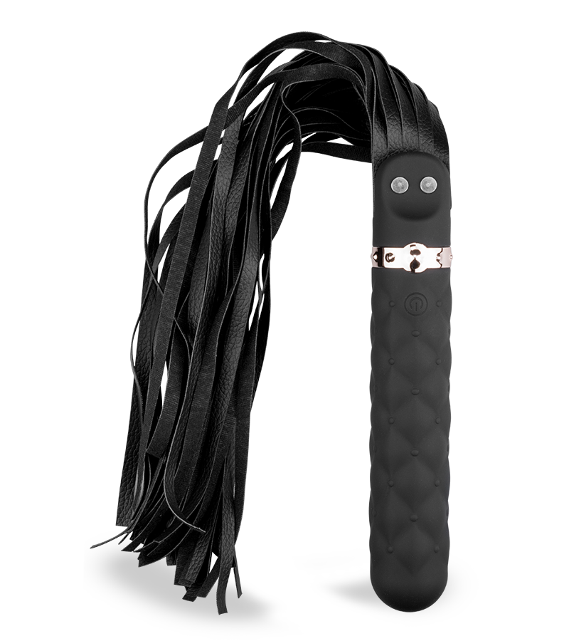 Vibromasseur avec martinet BDSM