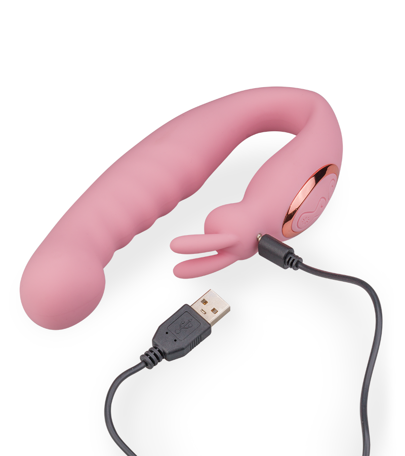 Vibromasseur courbé point G Sweet Bunny