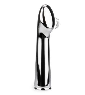 Vibromasseur en métal 9 modes Mirror