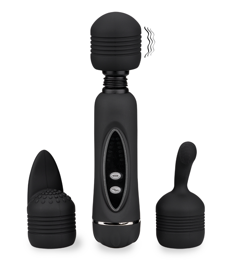 Vibromasseur fantasy wand 3 embouts