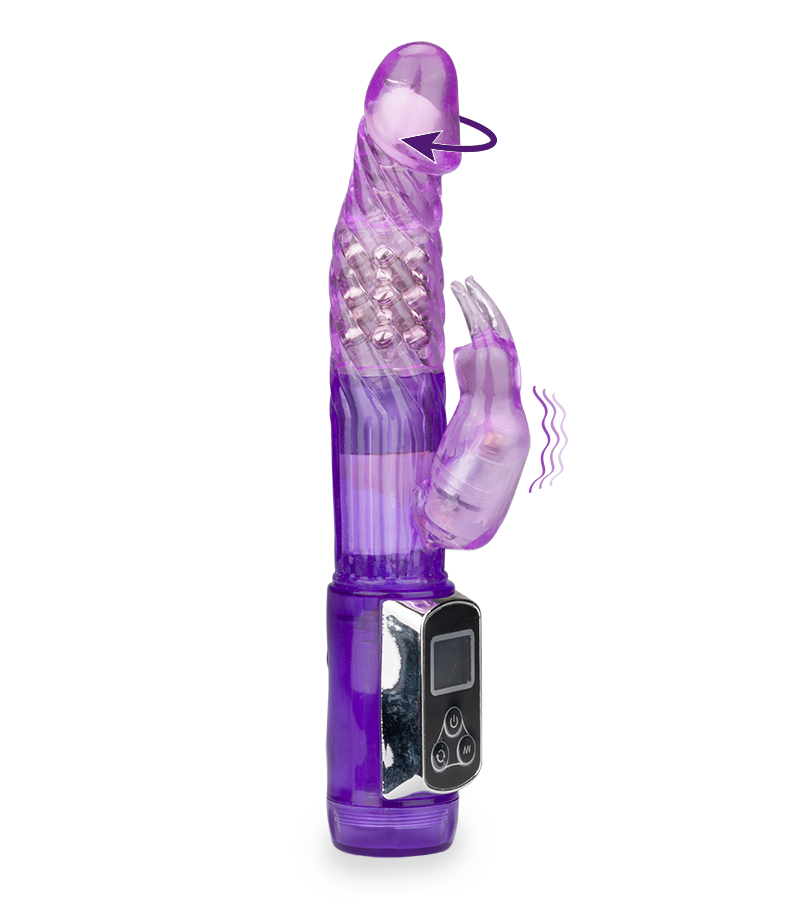 Vibromasseur Jack Rabbit écran LCD