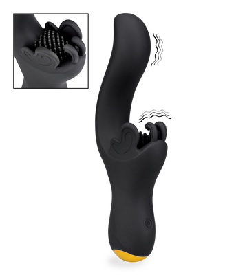 Vibromasseur point G et clitoris Eternity