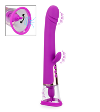 Charger l'image dans la galerie, Vibromasseur rabbit avec pompe à vagin Fine