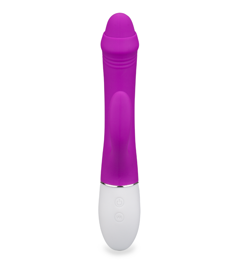 Vibromasseur rabbit avec prépuce Connie