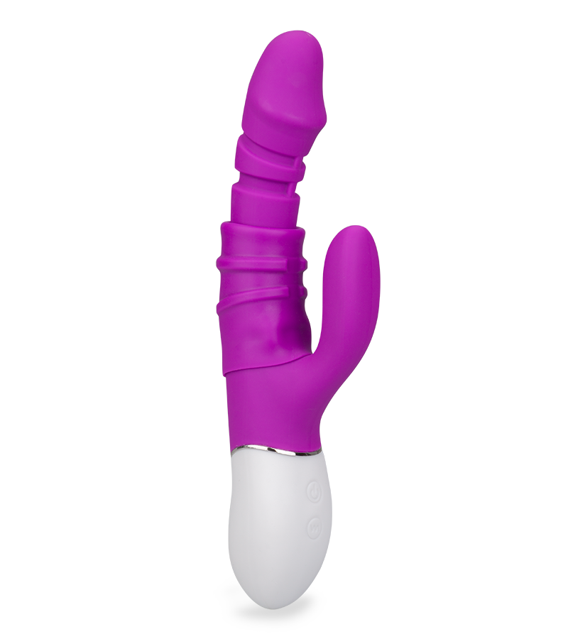 Vibromasseur rabbit avec prépuce Connie
