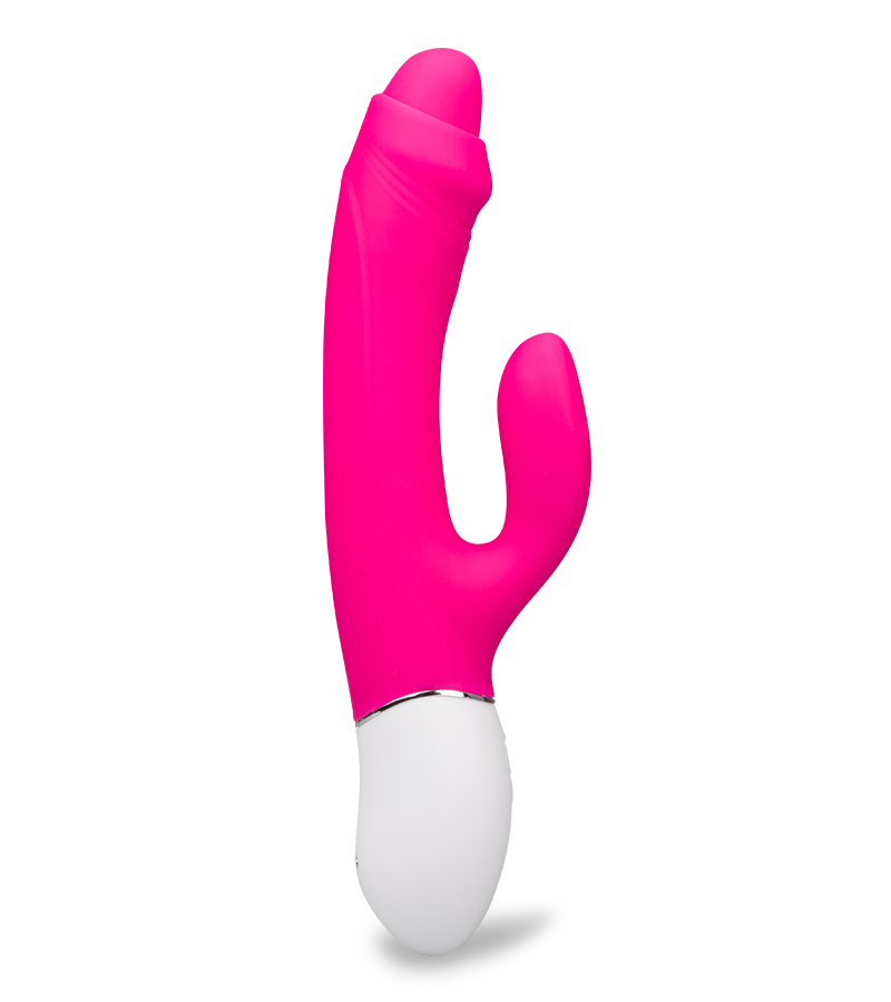 Vibromasseur rabbit avec prépuce Connie