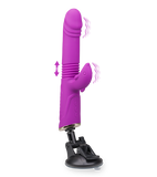 Vibromasseur rabbit va-et-vient avec ventouse Flip